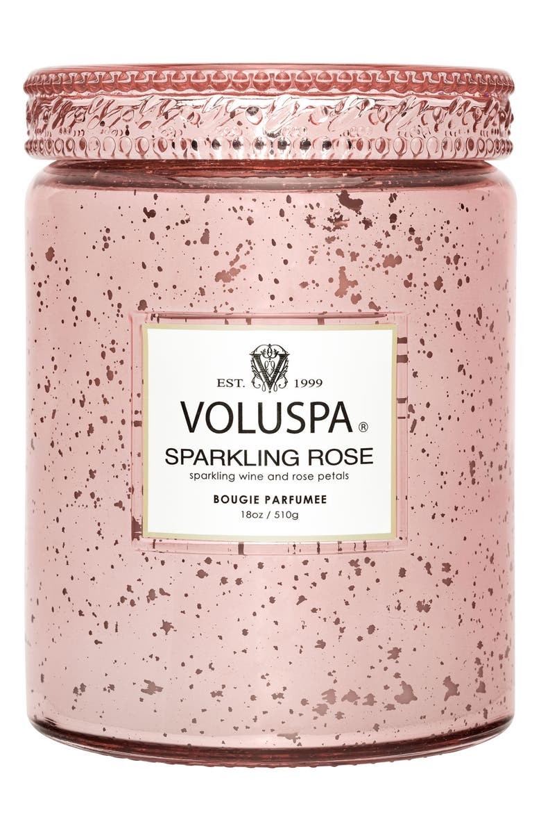 Voluspa Sparkling Rose Large Jar Candle, Alternate, color, Sparking Rose