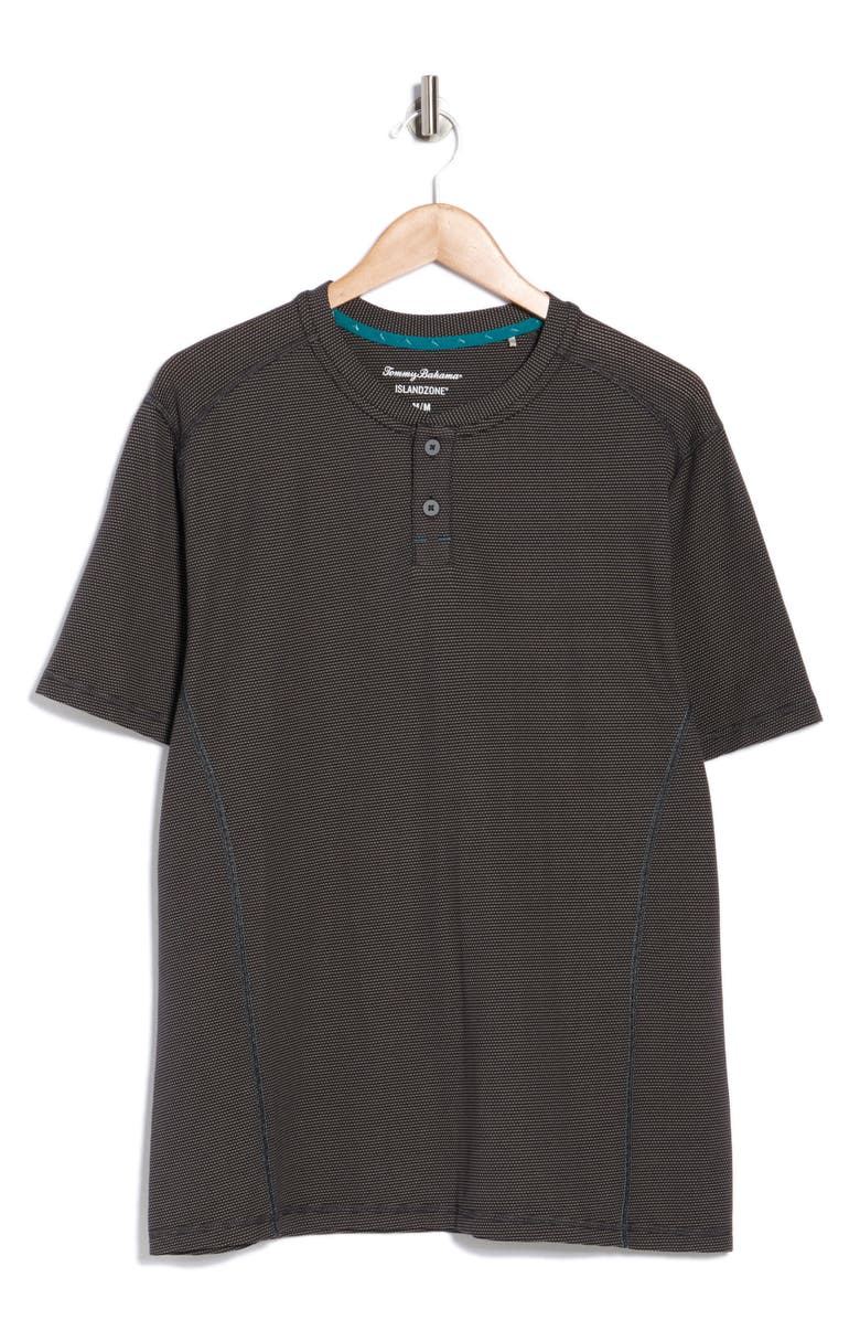 Tommy Bahama Weekend Player IslandZone<sup>®</sup> Henley, Alternate, color, Black