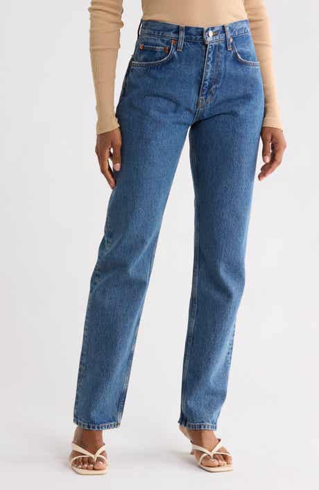 The Mel High Waist Organic Cotton Straight Leg Jeans