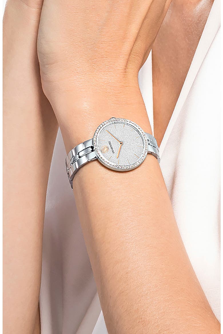 Cosmopolitan Bracelet Watch, 40mm, Alternate, color, SILVER