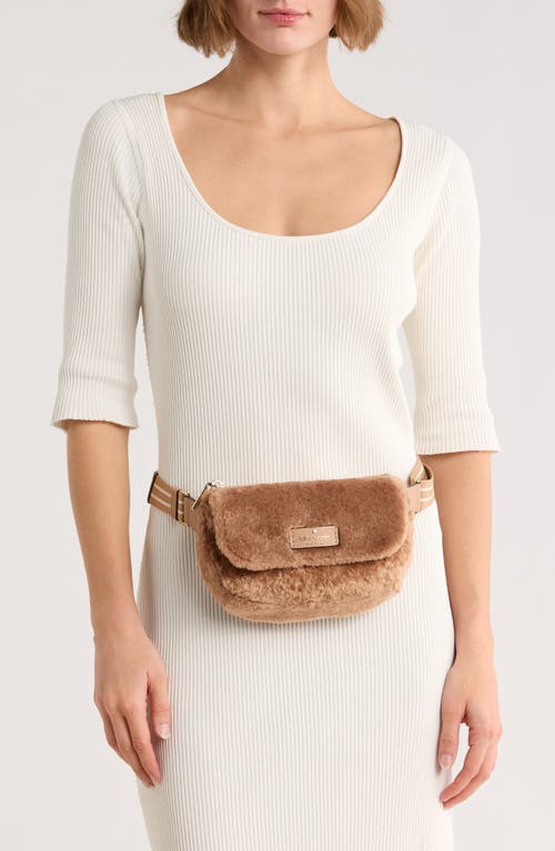 Kate Spade New York Rosie Faux Fur Belt Bag In Brown