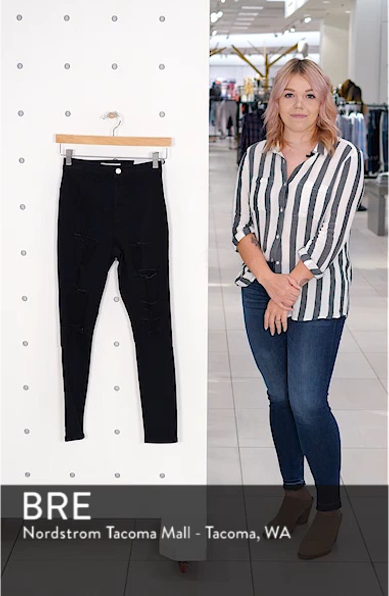 MOTO Joni Ripped Skinny Jeans, sales video thumbnail