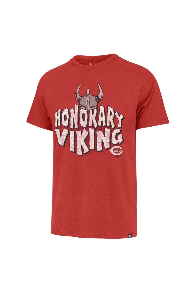 Men's '47  Red Cincinnati Reds HR Celebration T-Shirt, Alternate, color, Red