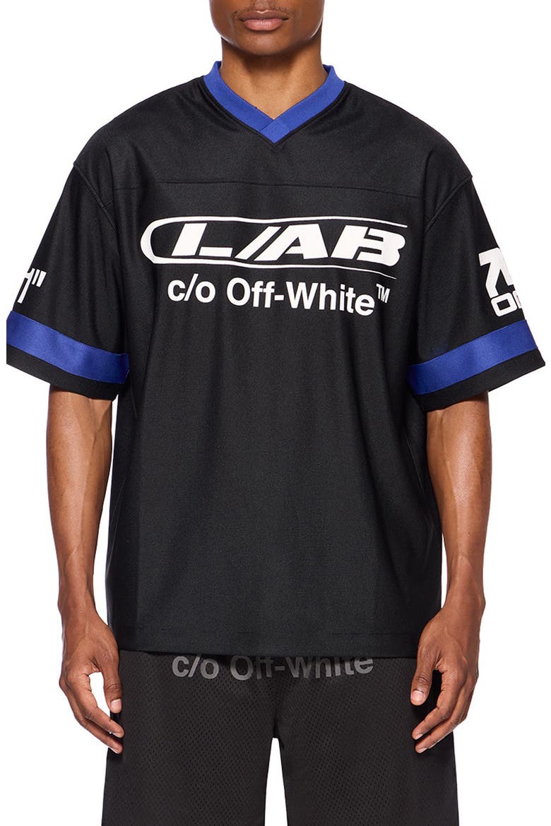 Off Active Soccer Jersey, Main, color, BLACK
