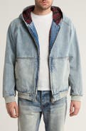 DIET STARTS MONDAY Twin Needed Hooded Denim Jacket