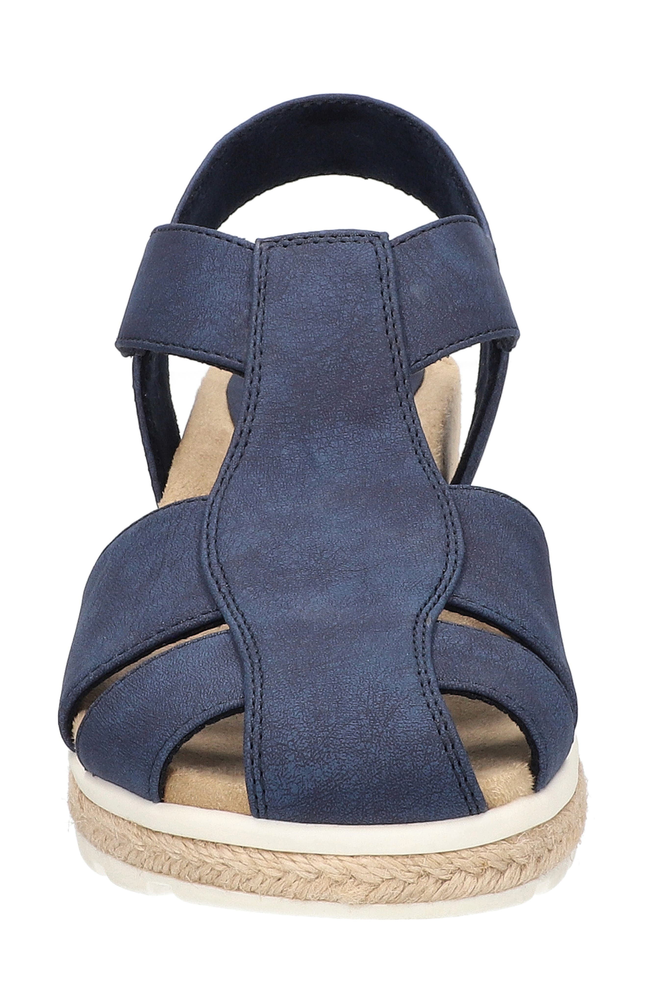 Freeport Espadrille Wedge Sandal, Alternate, color, NAVY