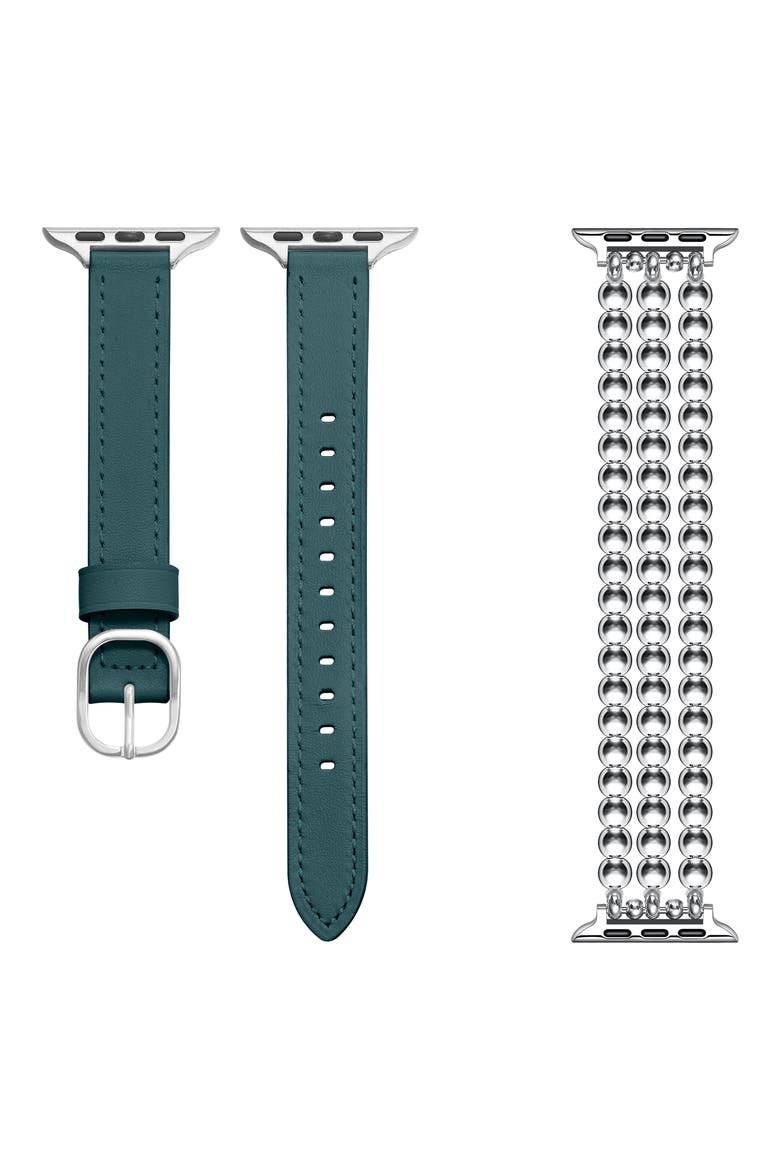 Nova Carmen 2-Pack Apple Watch® Watchbands, Main, color, TEAL ASSORTED