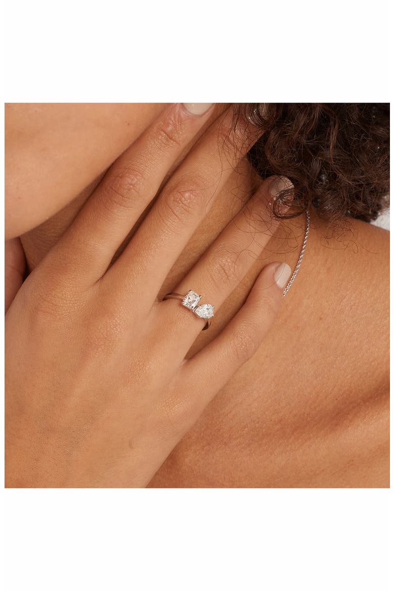 Lab Grown Diamond Ring, Alternate, color, 18K WHITE GOLD