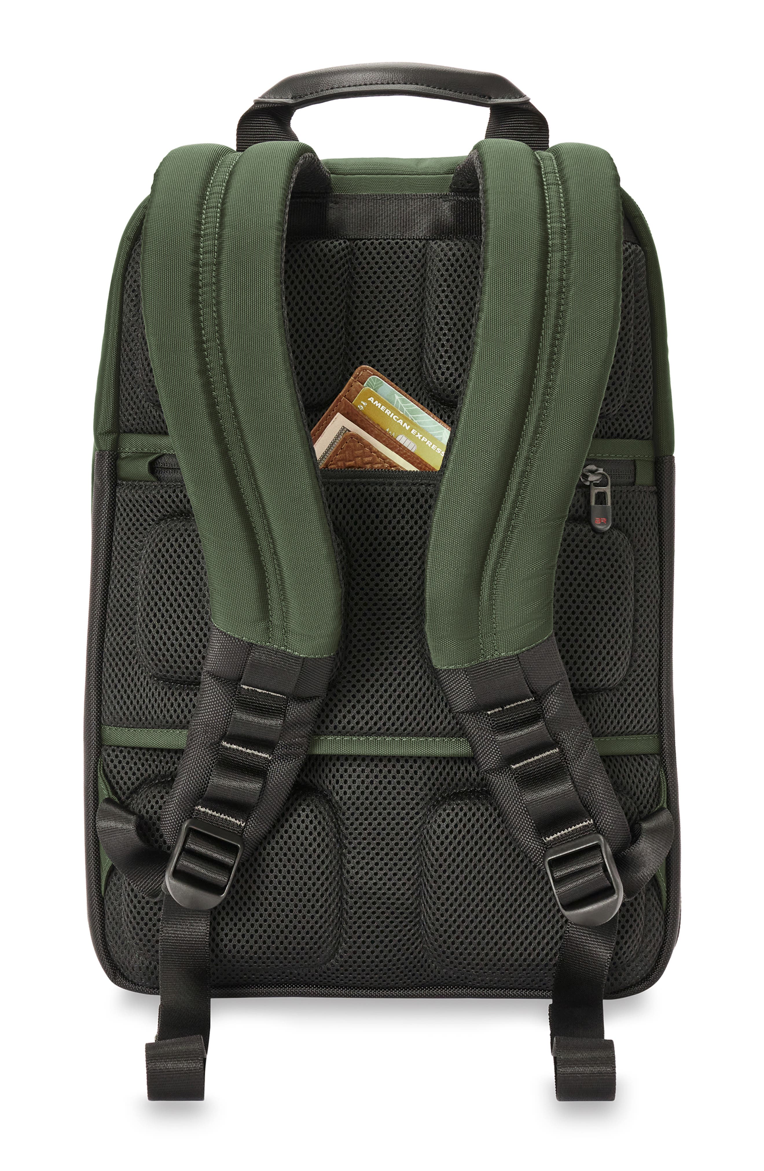 HTA Slim Expandable Backpack, Alternate, color, FOREST