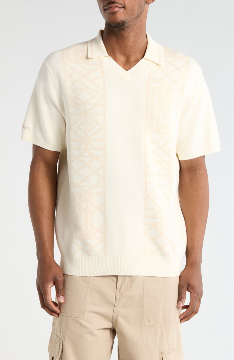 Malbon Golf Habana Polo, Main, color, Cream