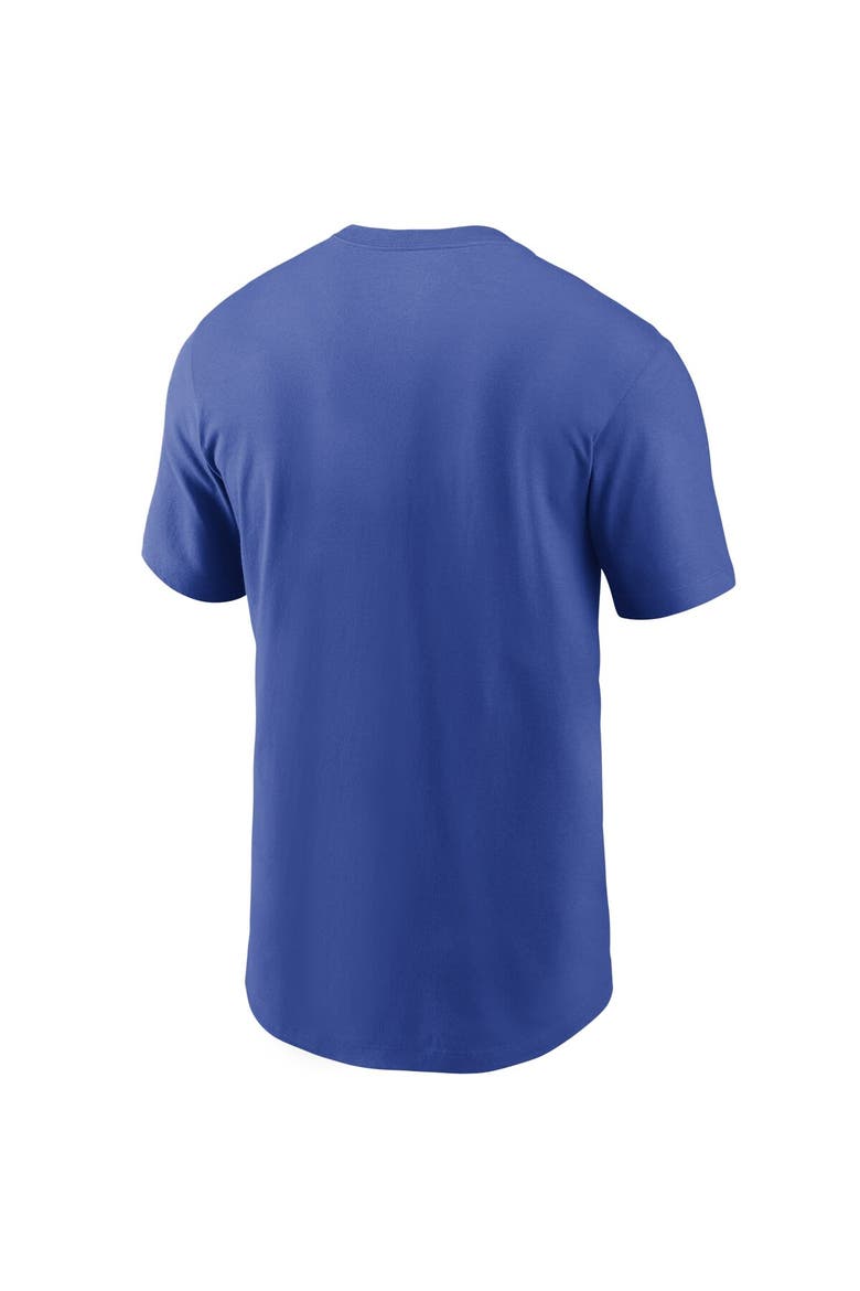 Men's Nike Royal Los Angeles Rams Team Wordmark T-Shirt, Alternate, color, Royal