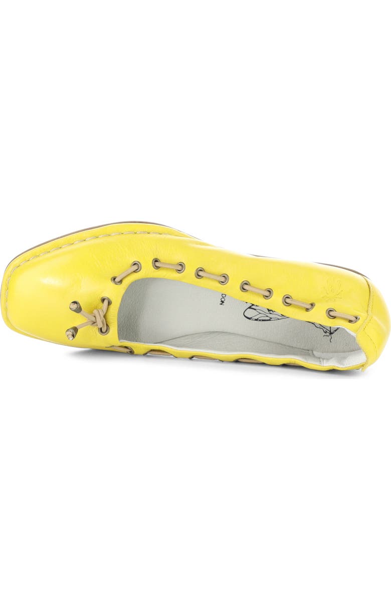 Fly London Bapi Ballet Flat, Alternate, color, 005 Yellow Velvet