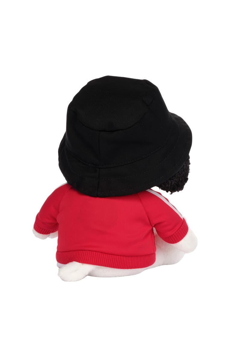 Lambs & Ivy Hip Hop Snoopy Plush Dog Stuffed Animal Toy with Hat & Track Jacket, Alternate, color, White