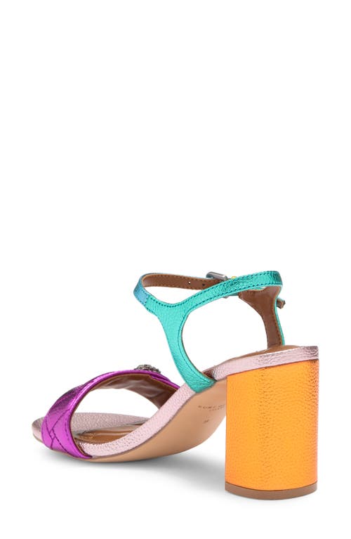 Kurt Geiger London Kensington Langley Colorblock Sandal In Multi