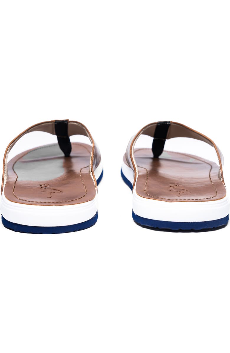TailorByrd Tim Faux Leather Flip Flop, Alternate, color, Tan