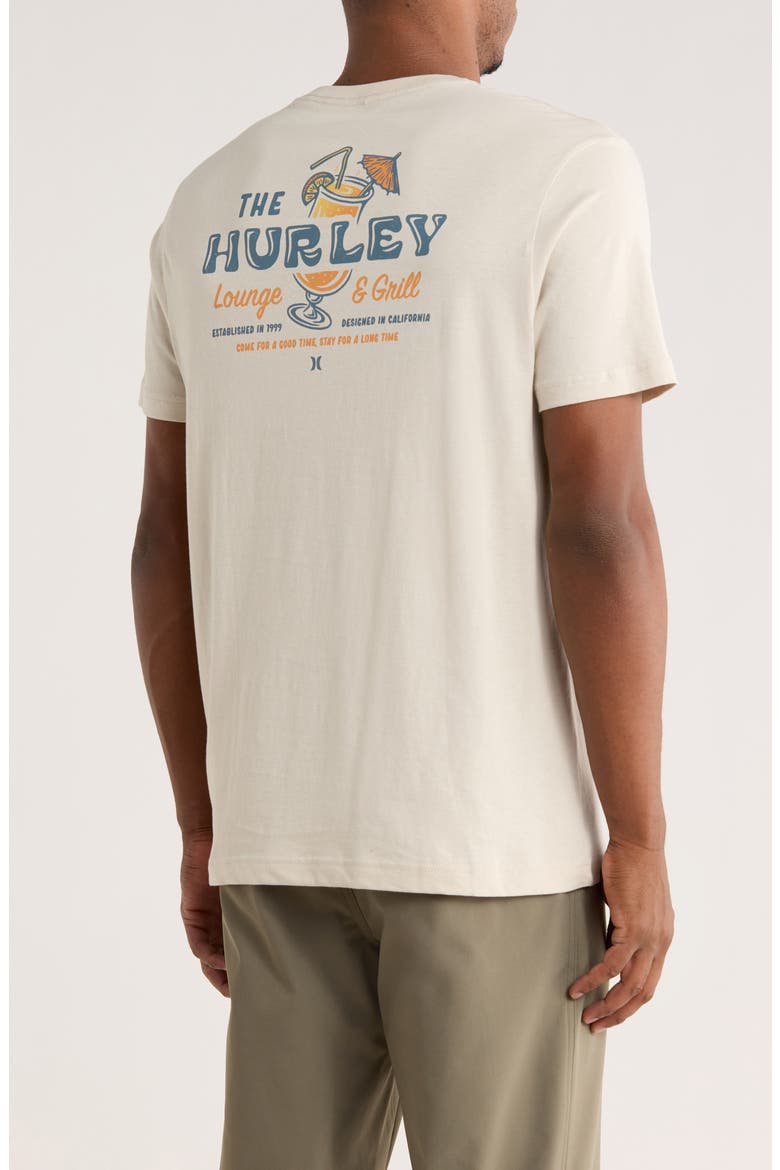 Lounging Graphic T-Shirt, Alternate, color, BONE