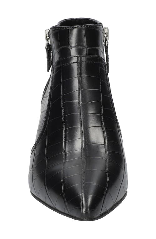 Easy Street Womens Annalee Kitten Heel Dress Boots In Black