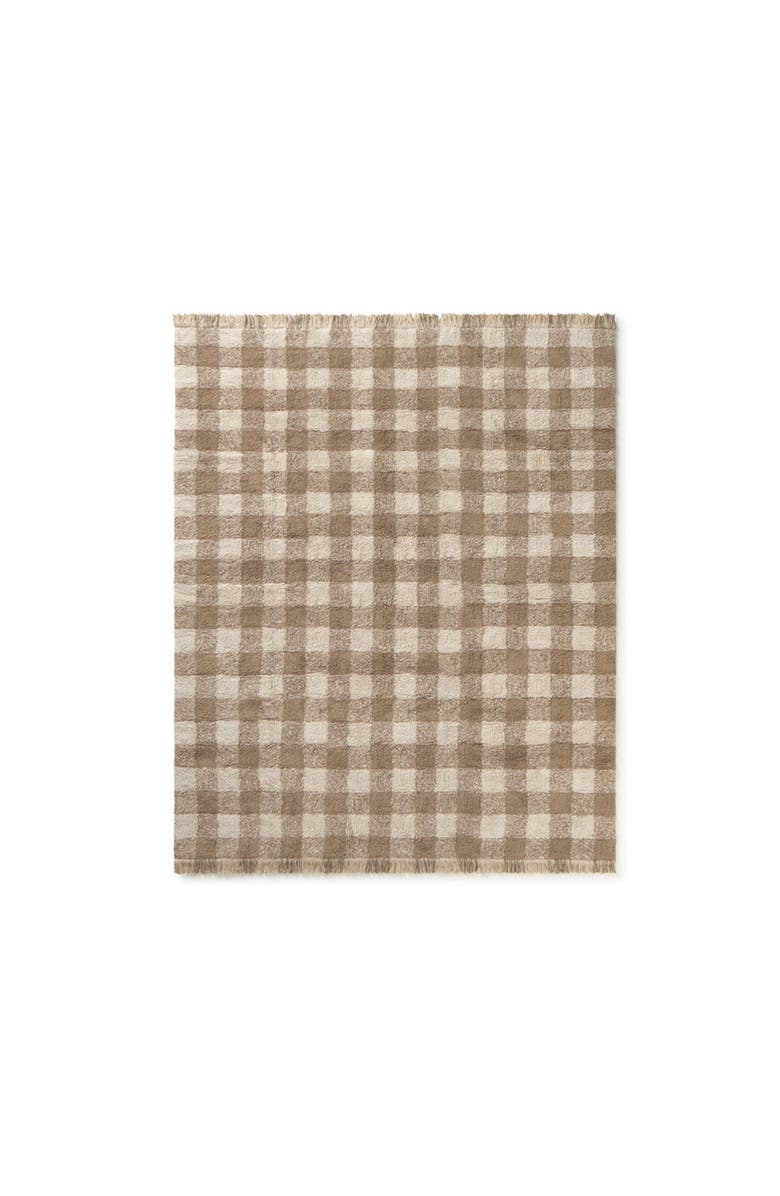 Lorena Canals Washable Rug Vichy, Main, color, Marron, Natural