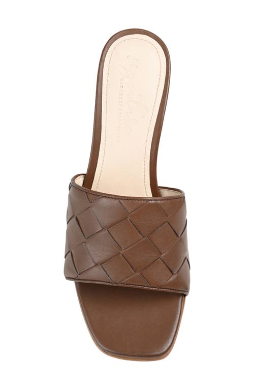Journee Signature Kellee Woven Leather Sandal In Brown