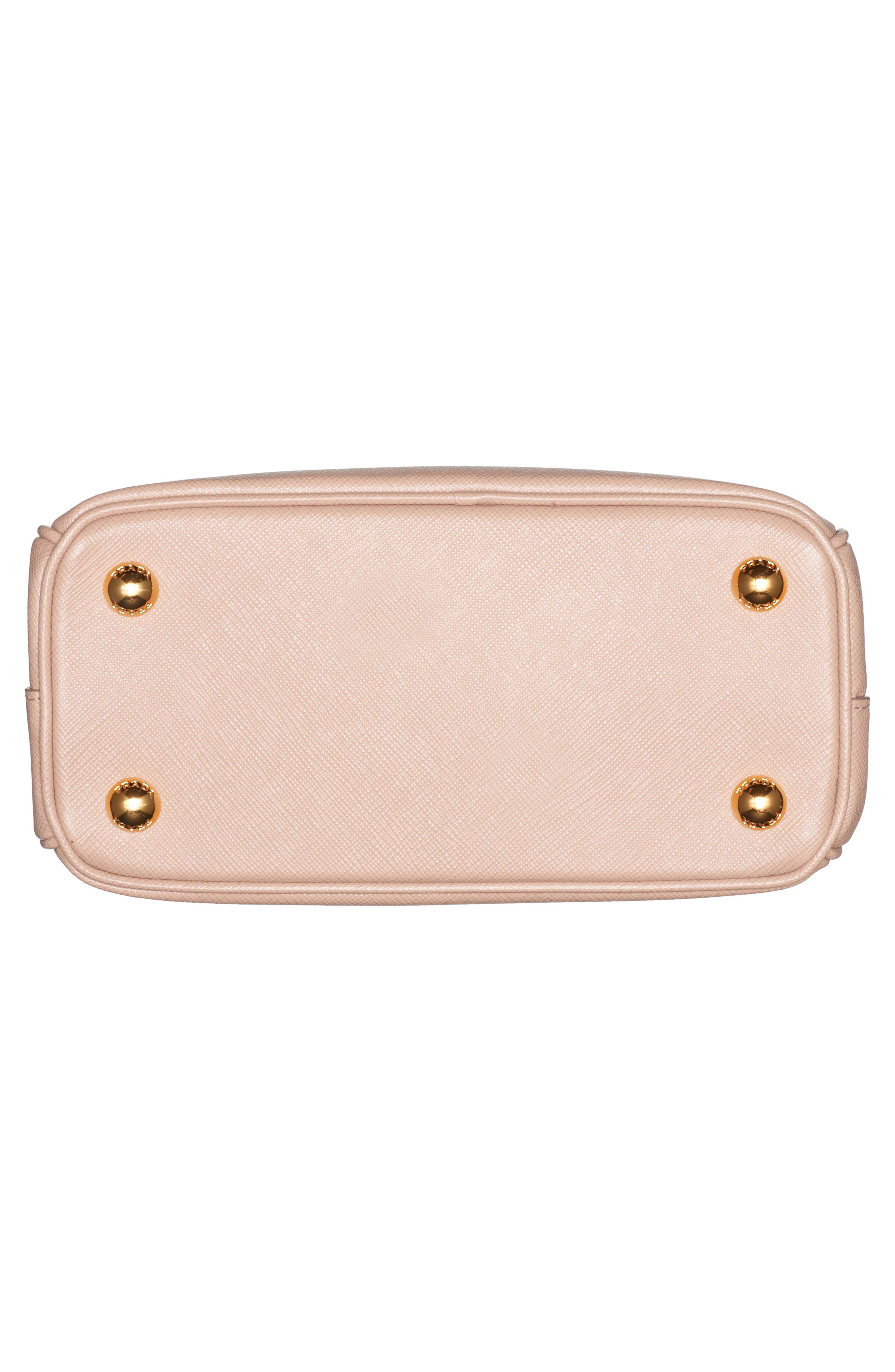 Mini Galleria Saffiano Leather Satchel, Alternate, color, CIPRIA