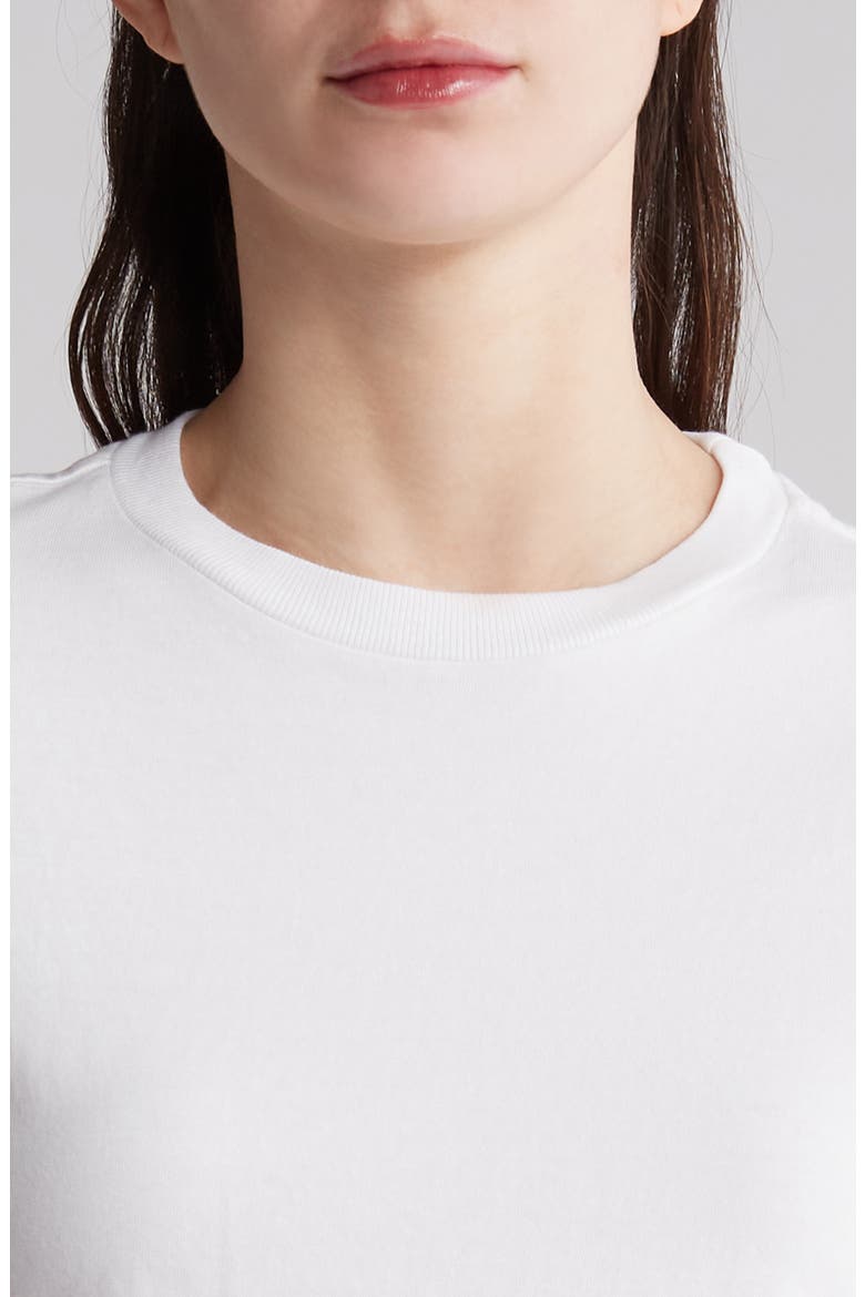Organic & Recycled Cotton Micro T-Shirt, Alternate, color, OPTIC WHITE