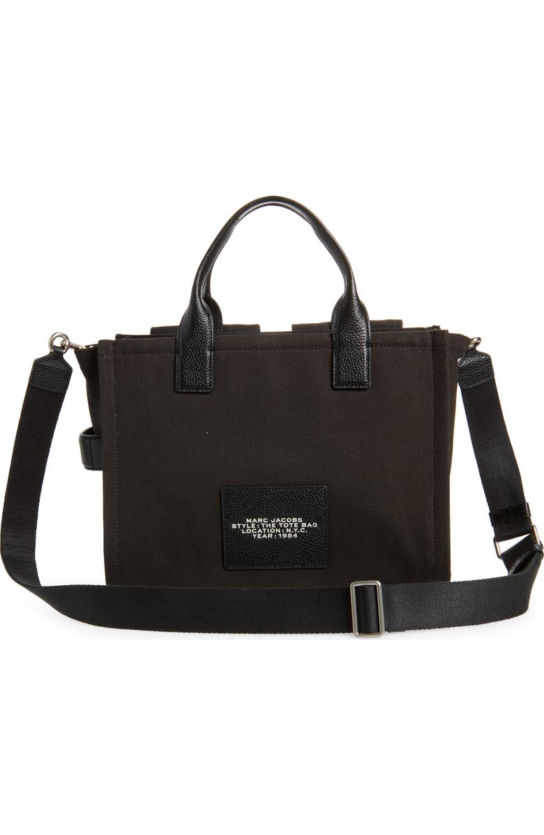 Marc Jacobs The Cargo Canvas Medium Tote Bag, Alternate, color, Black
