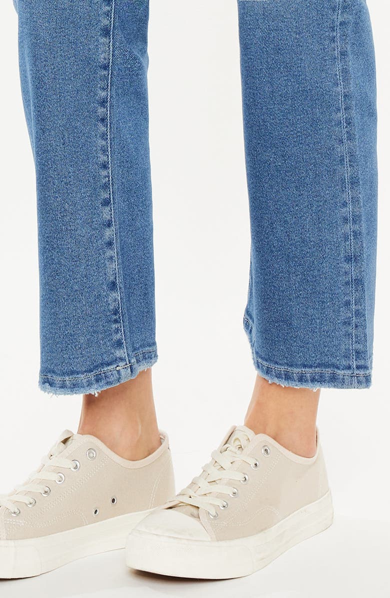 KanCan Bethany High Rise 90's Criss Cross Straight Leg Jeans, Alternate, color,