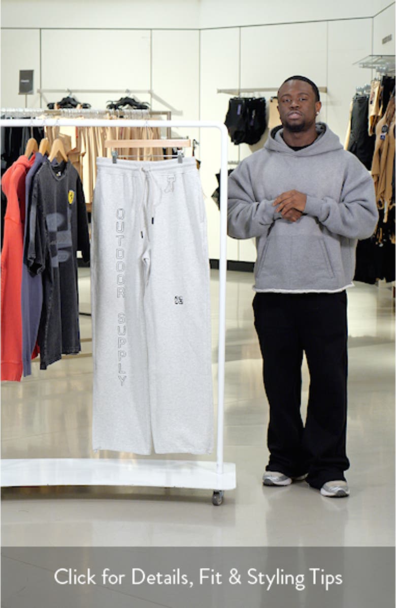 Logo Graphic Sweatpants, sales video thumbnail