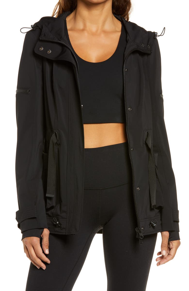 Blanc Noir Tectonic Hooded Jacket, Main, color, 