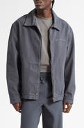 PALMES Lake Cotton Twill Zip Jacket