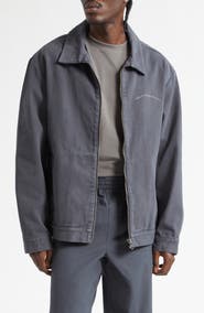 PALMES Lake Cotton Twill Zip Jacket