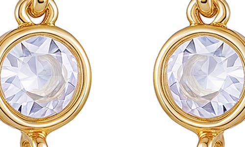 Vince Camuto Stone Linear Earrings In Gold