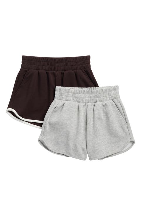 2-Pack Tulip Hem Shorts
