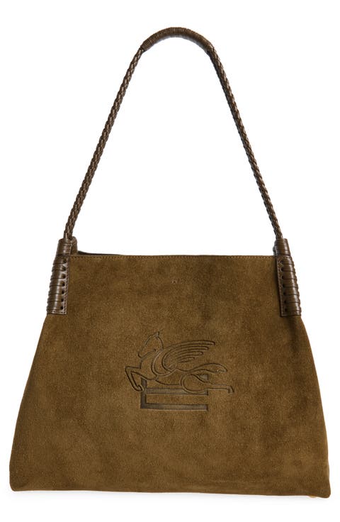 Medium Libra Suede Shopping Tote