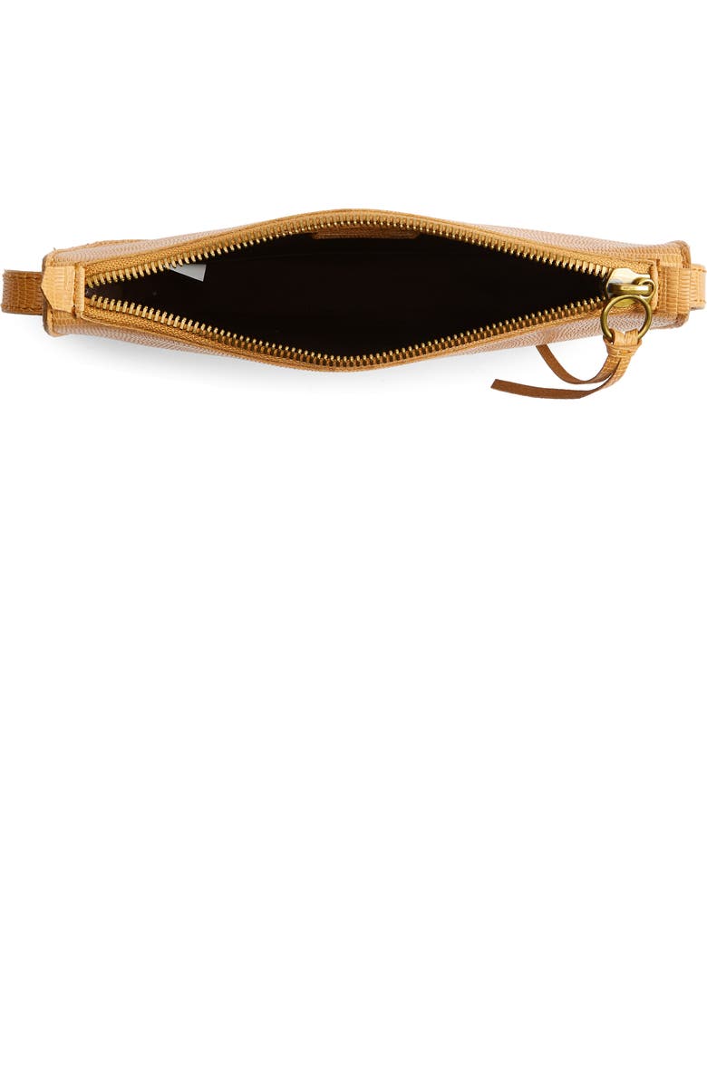 Madewell The Simple Lizard Embossed Leather Crossbody Bag, Alternate, color,