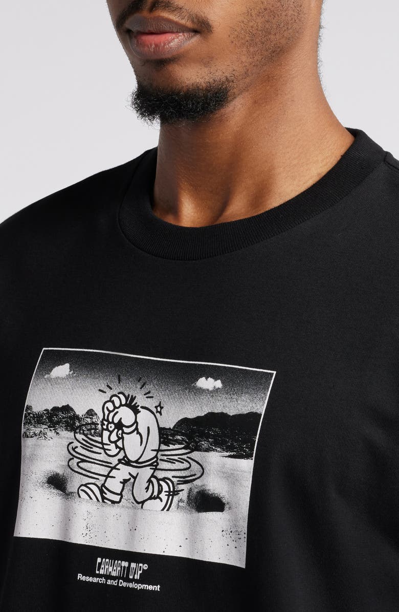 Carhartt Work In Progress Think Tank Loose Fit Organic Cotton Graphic T-Shirt, Alternate, color,