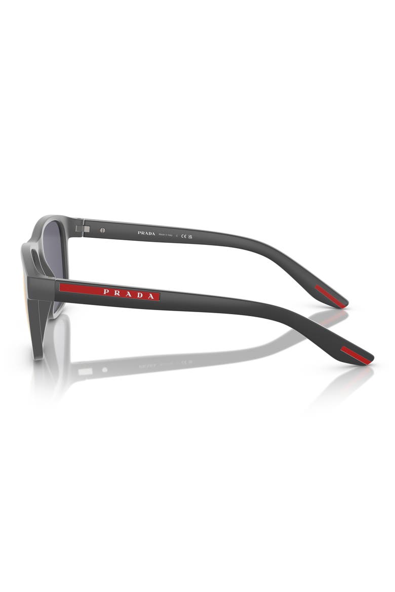 56mm Pillow Sunglasses, Alternate, color, LIGHT GREY GRADIENT