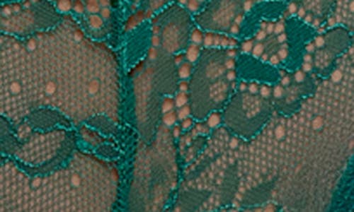 Roma Confidential Fever Dream Bralette & Tanga Set In Golf Green