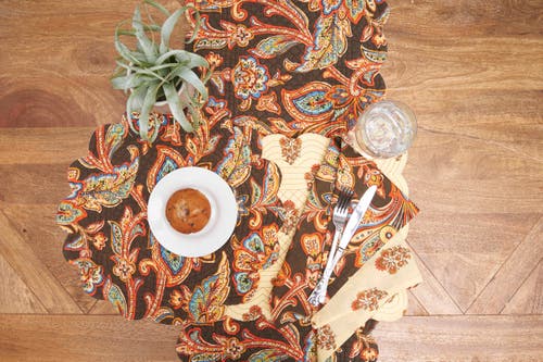 C & F Home C&f Home Dorothy Autumn Brown Cotton Table Runner 14" X 51" In Brown