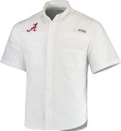 Columbia Men's Columbia White Alabama Crimson Tide PFG Tamiami Shirt