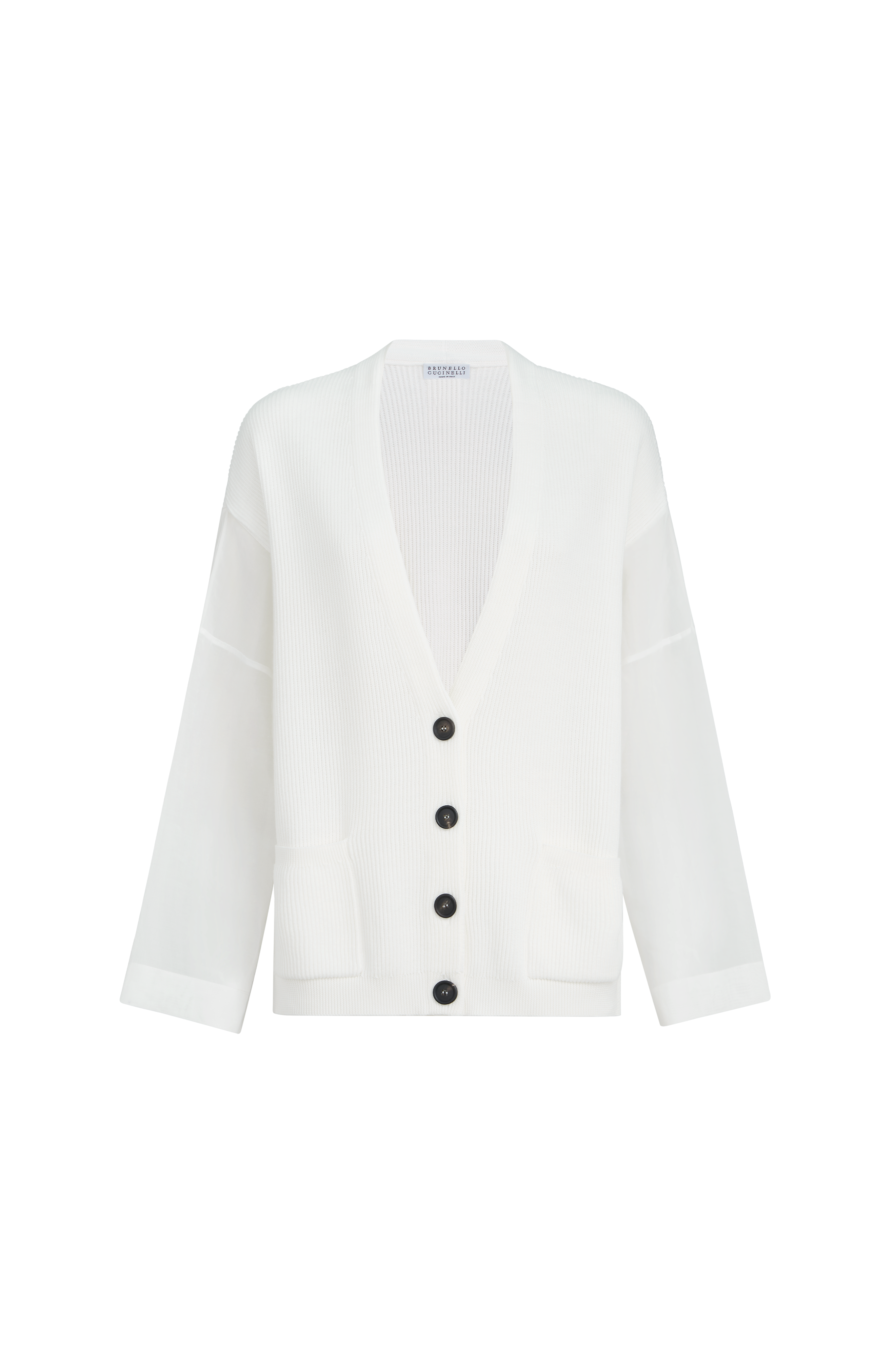 Rib knit cardigan - image 2