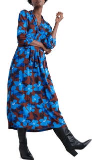 Seasalt Cornwall Harbour Cover Floral Print Maxi Dress