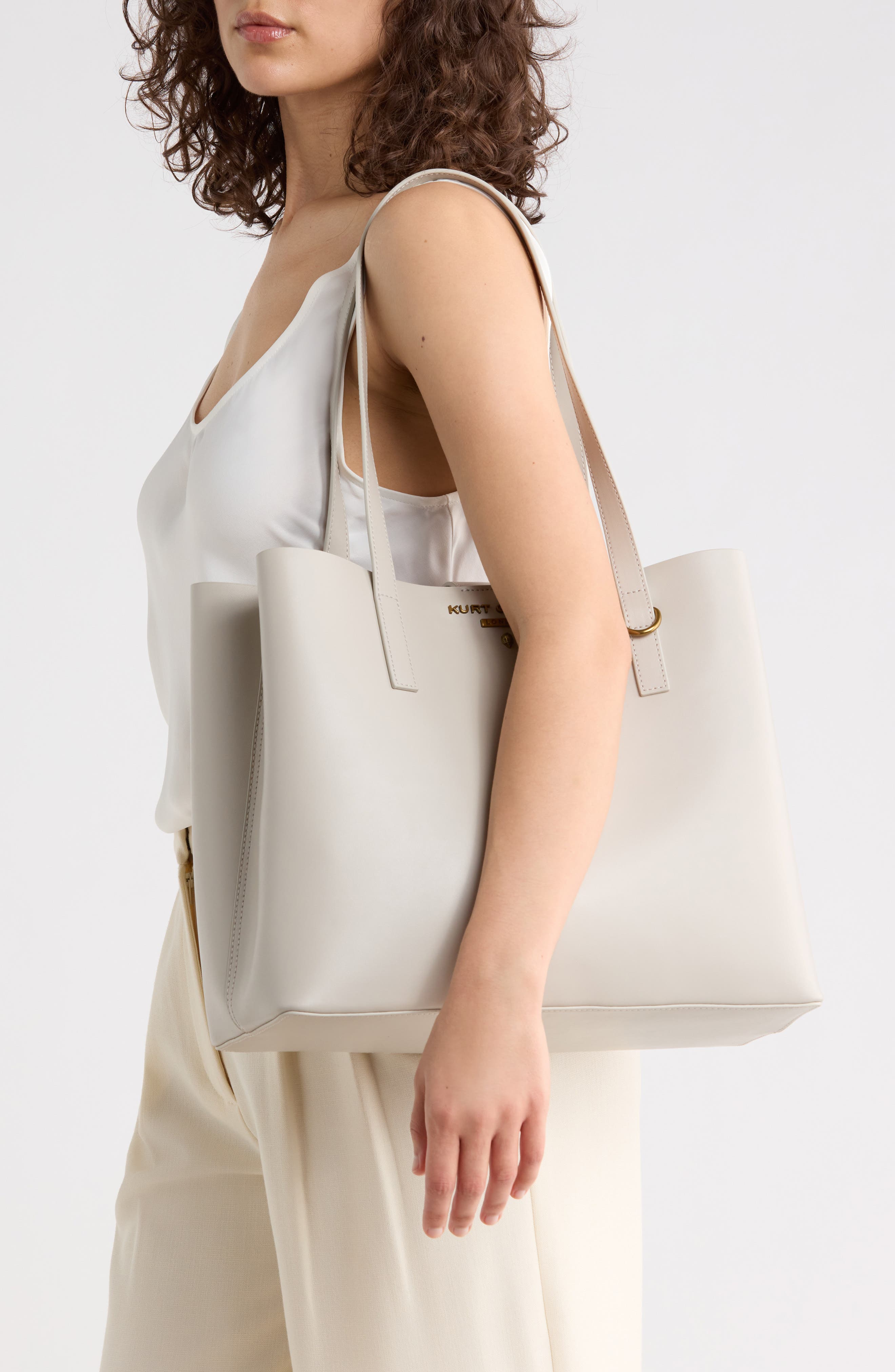 Kurt Geiger London Hampstead Tote, Alternate, color, Grey/ Light