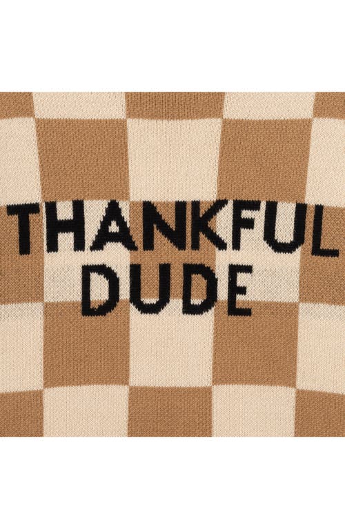Andy & Evan Kids' Thankful Dude Sweater In Brown