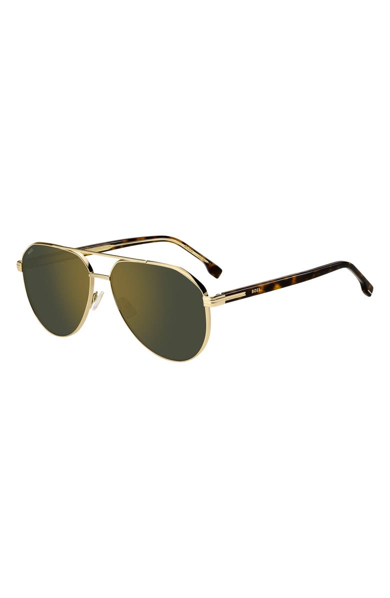 BOSS 60mm Pilot Sunglasses, Alternate, color,
