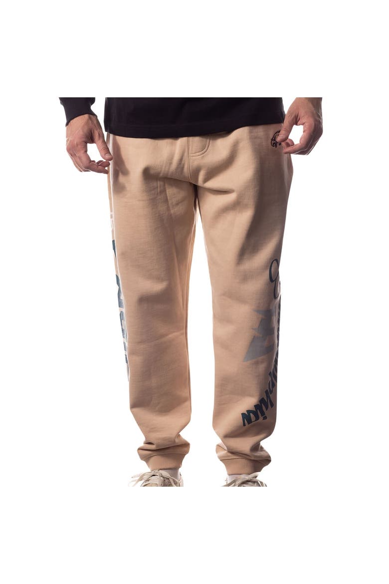 Unisex The Wild Collective Cream Philadelphia Eagles Heavy Block Graphic Jogger Pants, Main, color, Cream