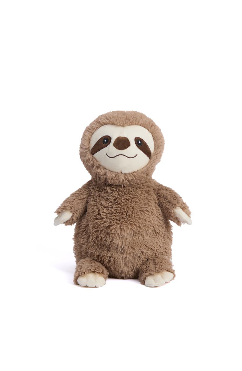 Warmies Sloth Pet Toy Warmies, Alternate, color, Medium Brown