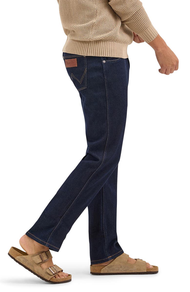 Wrangler Greensboro Straight Leg Stretch Jeans, Alternate, color, Moonlight Rinse