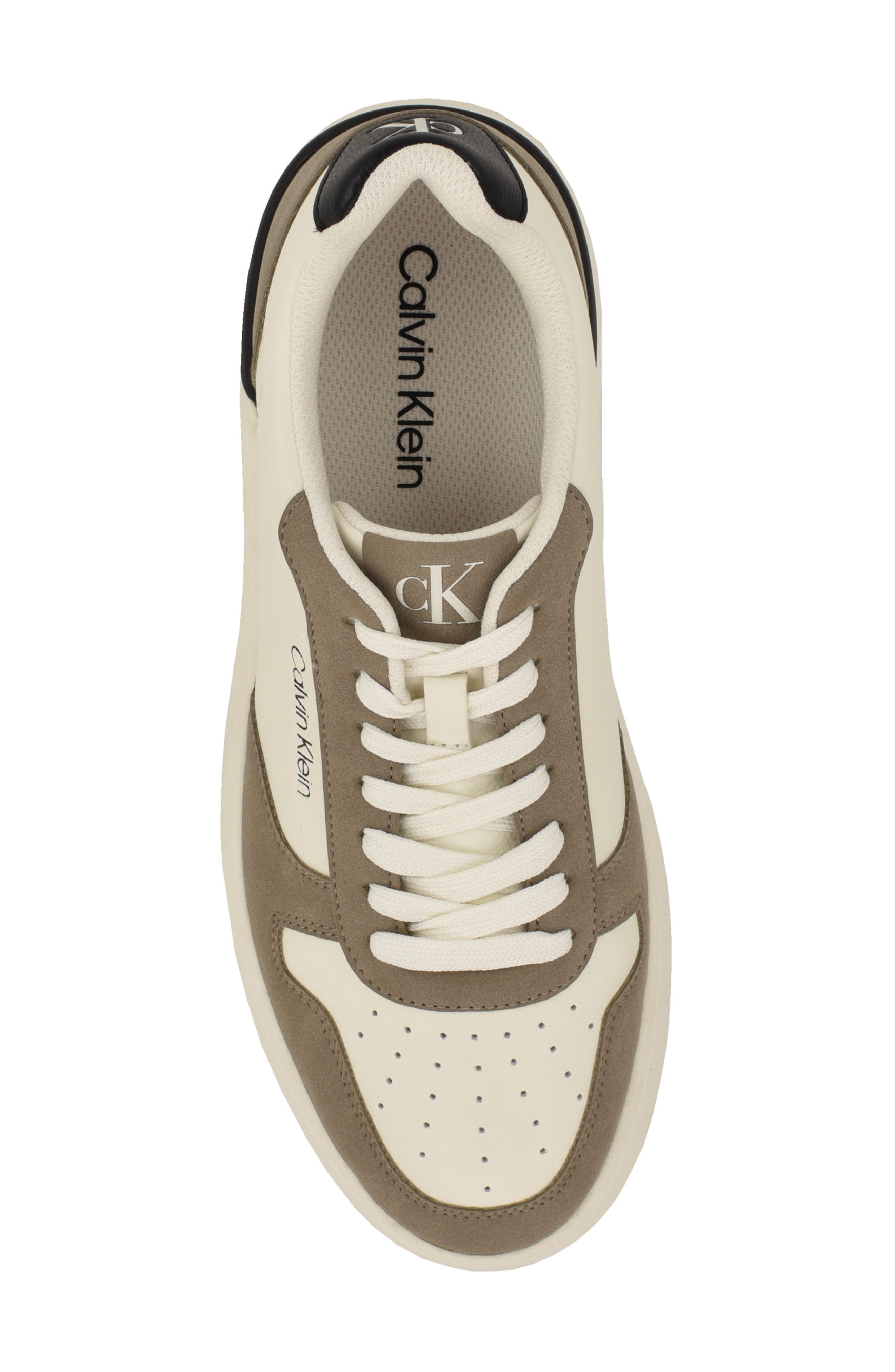 Calvin Klein Balen Sneaker, Alternate, color, Light Sand/ Cream
