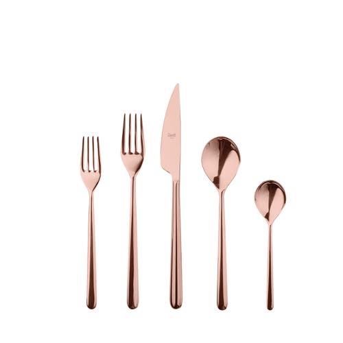 Mepra Linea Flatware Set In Metallic